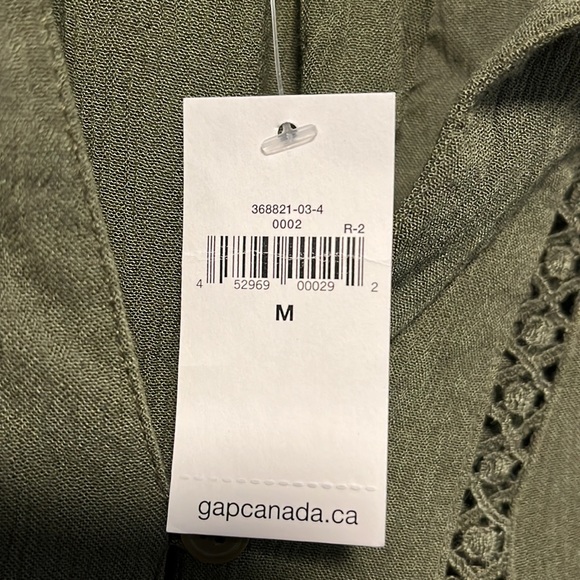 Gap olive green blouse | Med - Picture 6 of 6